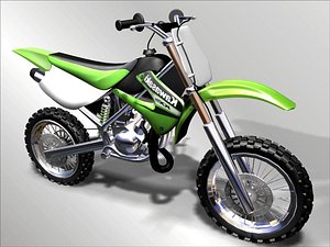 moto motocross 3d model