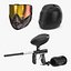 Paintball Equipment Collection 3D