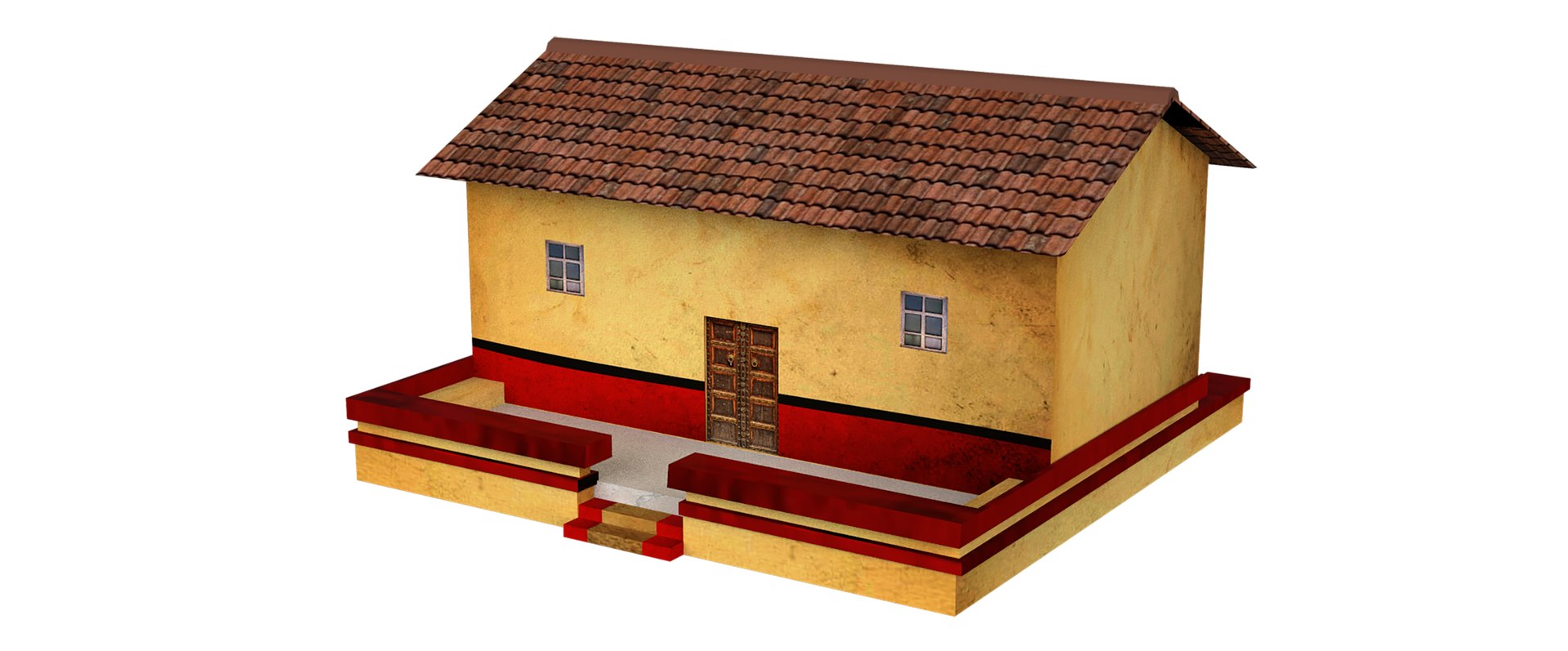 乡村之家3d模型