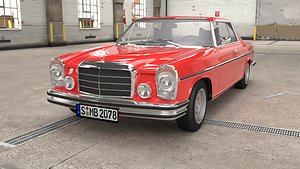 1968 1975 Mercedes Benz W114 Coupe 3D