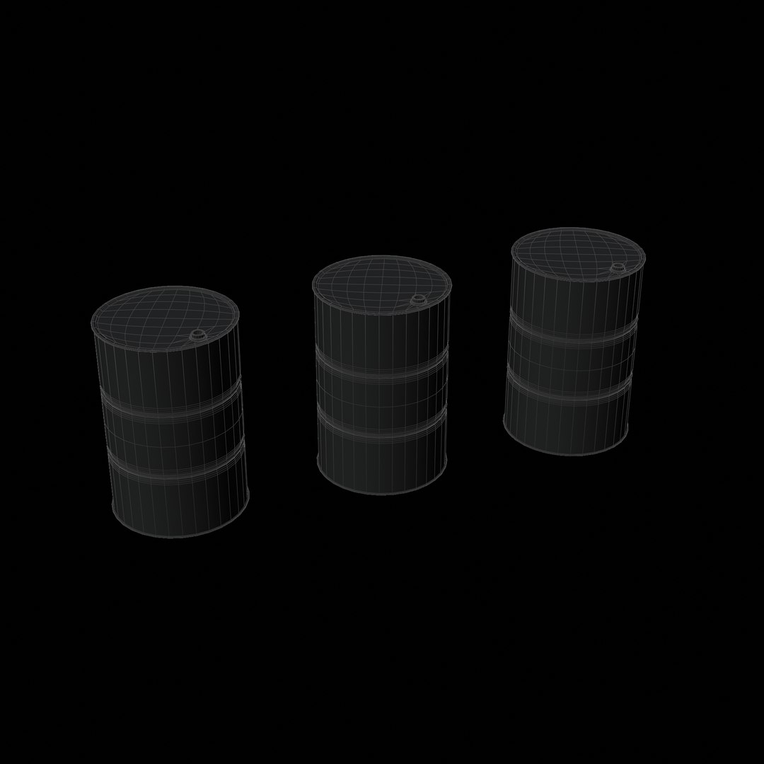 3D Steel Drums Barrel PACK model https://p.turbosquid.com/ts-thumb/QY/CtU4ye/pk/wire/png/1698961777/1920x1080/fit_q87/56a3877d7efc16008c530f93329f19111319363d/wire.jpg
