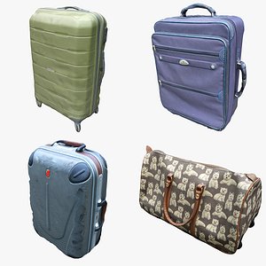 Suitcase Collection 01 3D model