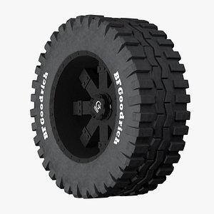 3D Offroad Wheel model