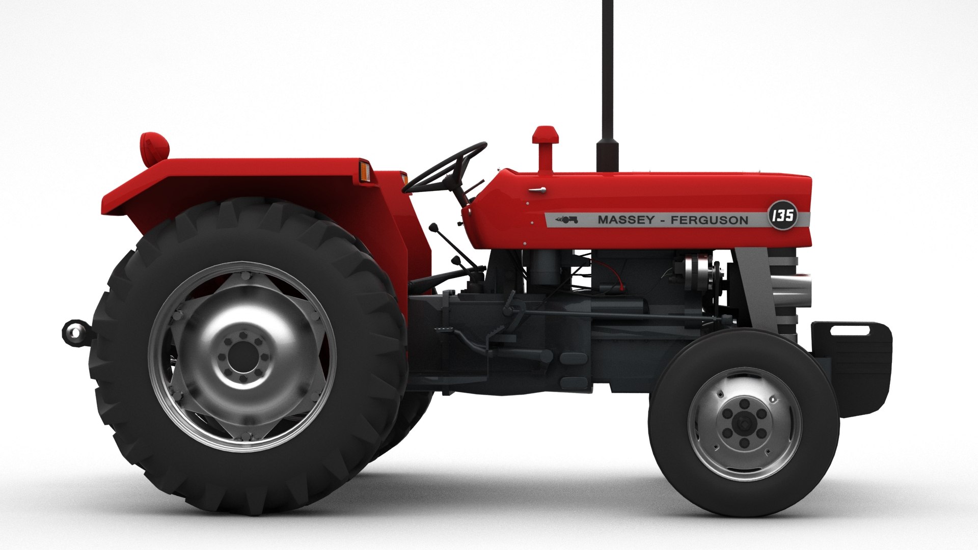 3D Massey Ferguson 135 - 1965 Model - TurboSquid 2010508