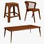 Stool Dining Chair With Coffee Table