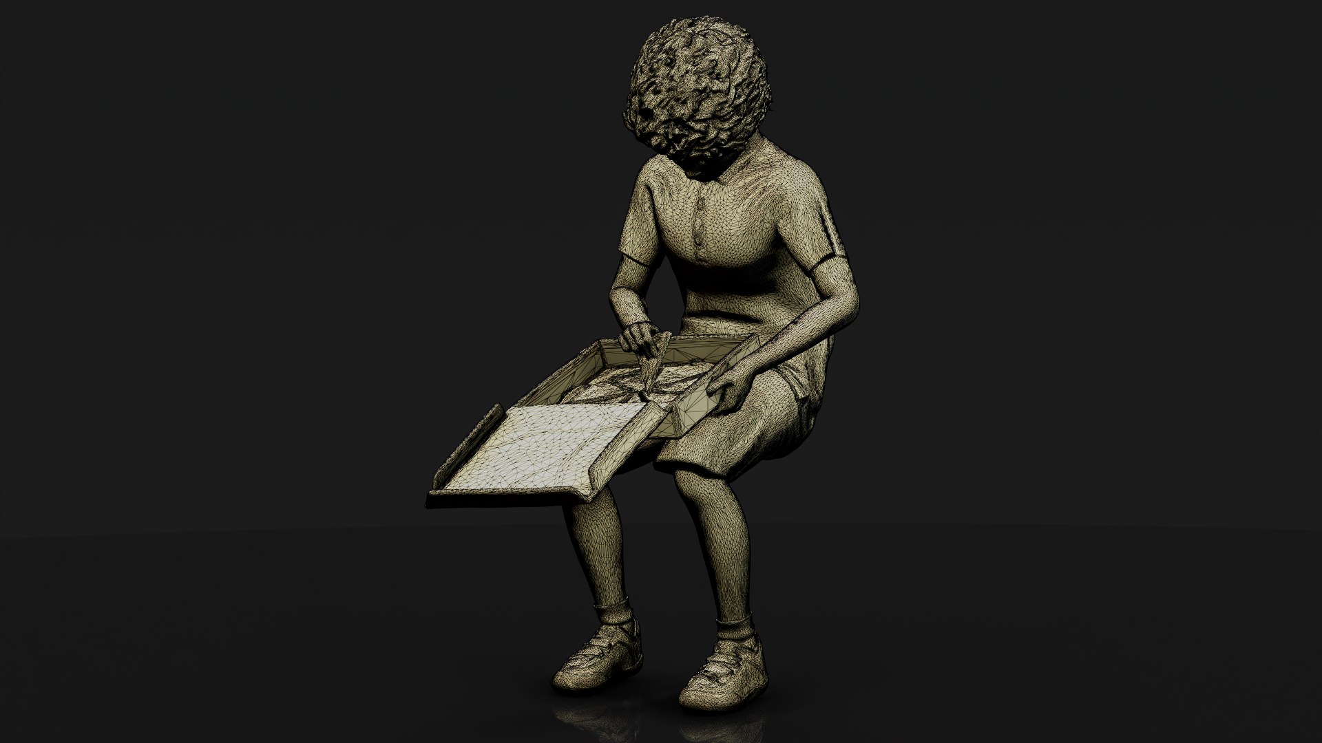 3D Model HD People 39 Eating - TurboSquid 2388859