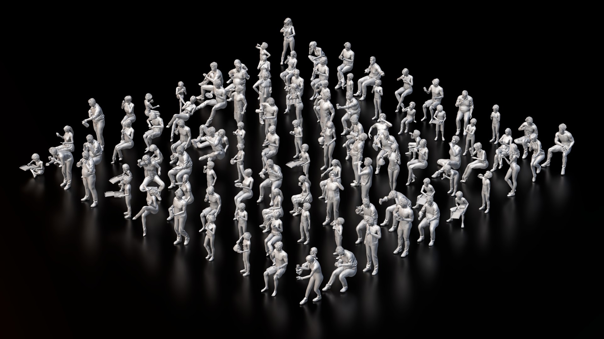 3D Model HD People 39 Eating - TurboSquid 2388859