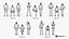 3D People : 30 Still Winter People Vol. 01