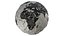 Mappa 3D Earth Hill Shade Globe