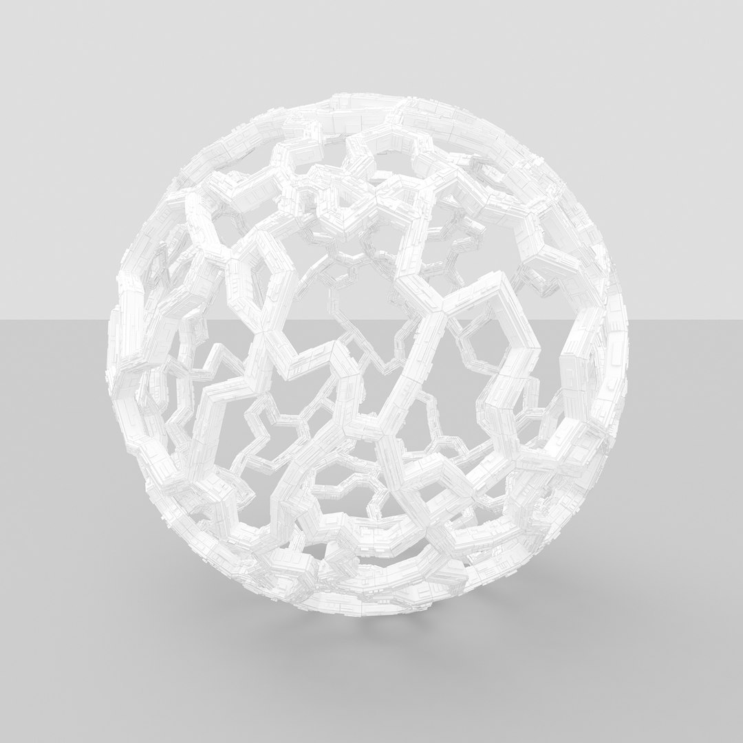 3D Fractal Sphere - TurboSquid 1877002