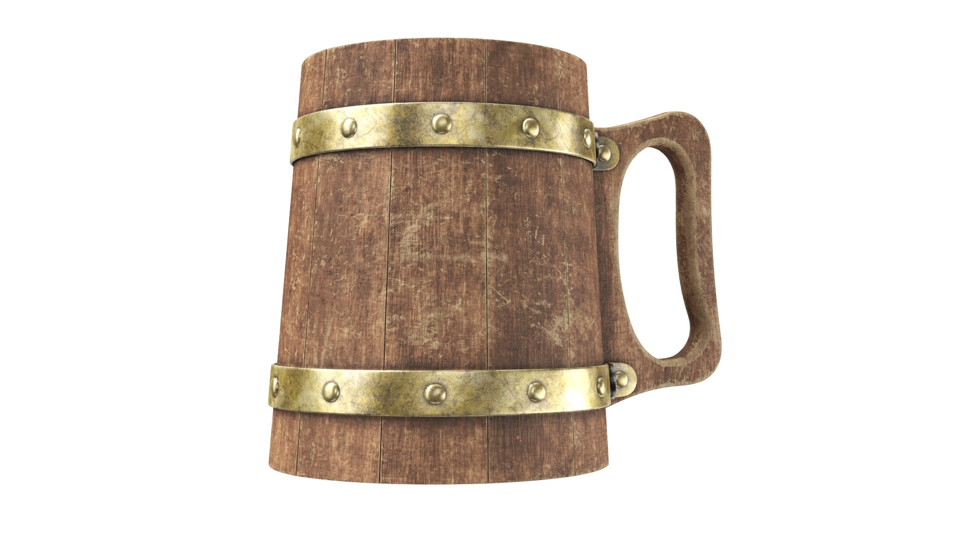 3D Real Wooden Cup - TurboSquid 1614550