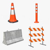 High-Speed Highway Maintenance Bundle - Highway Props