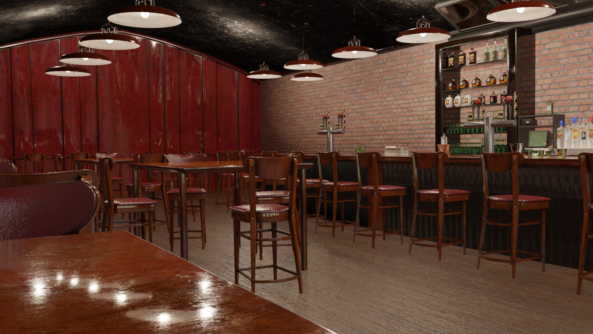 Bar Interior 3D model - TurboSquid 2112165