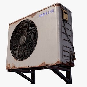 Rusted aircon unit model