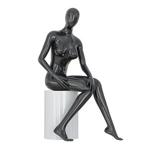 3D abstract female mannequin