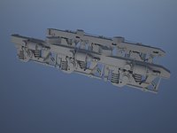 bogey false-panels for diesel loco 2te116 model