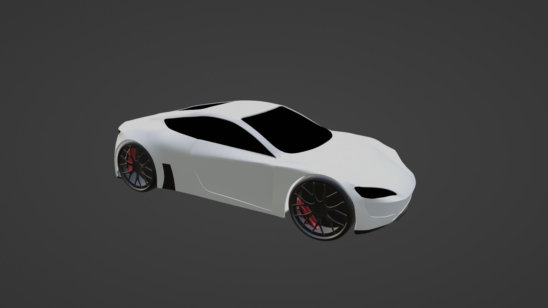 3D Tesla Roadster Car Game Ready Low-Poly 3D Model - TurboSquid 2329300