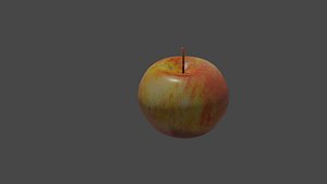 3D perfect apple