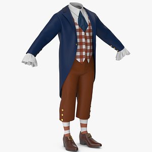 3D Tailcoat Suit and Shoes 3
