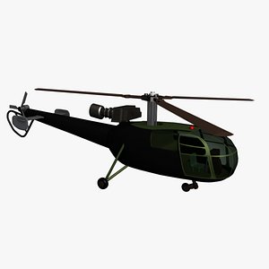 max helicopter alouette iii se3160