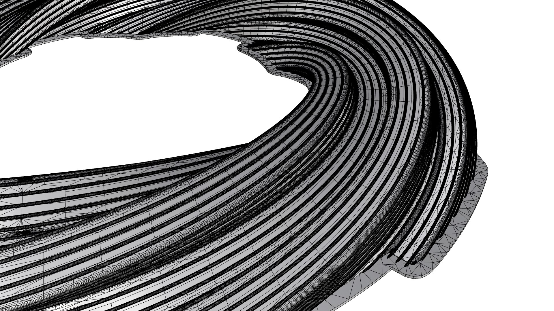 3D Twisted Pipes Structure Model - TurboSquid 2183660