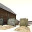 Iglesia de Low Poly Wild West