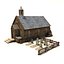 Iglesia de Low Poly Wild West