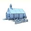 Iglesia de Low Poly Wild West