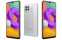 Samsung Galaxy M22 White Low Poly