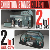 Exhibition Expo Stands Collection 2in1