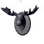Moose Head Trophy, low poly 3D model
