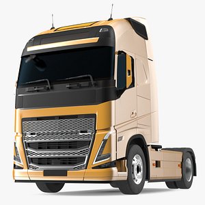Cabover 4x2 Truck Exterior Only 3D model