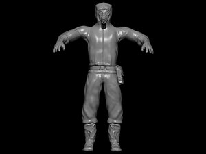 character zbrush model