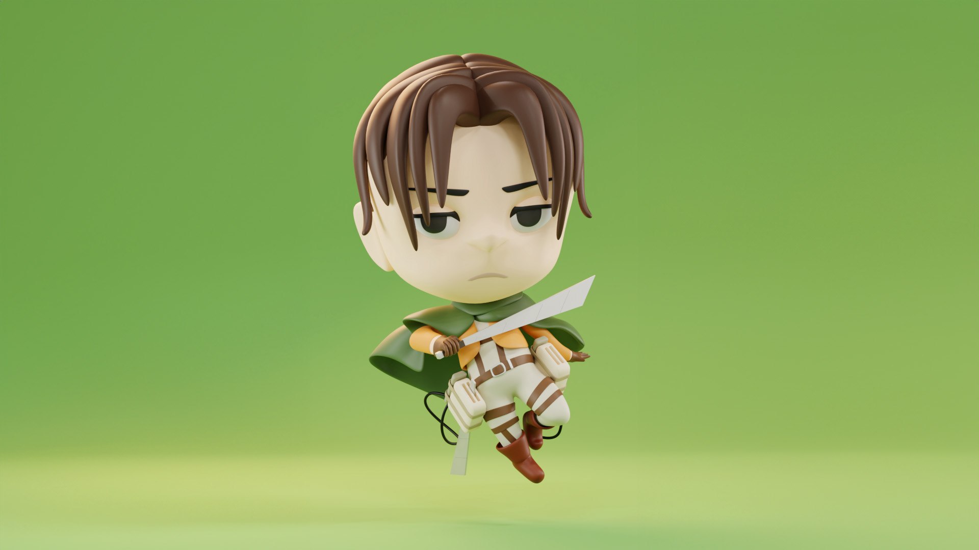 3D Model Attack On Titan - Levi - TurboSquid 2181380