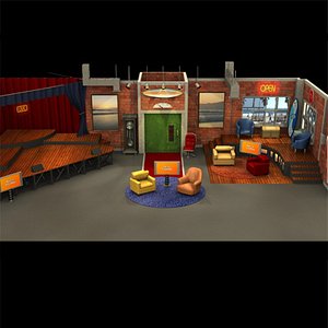 lightwave set stage area