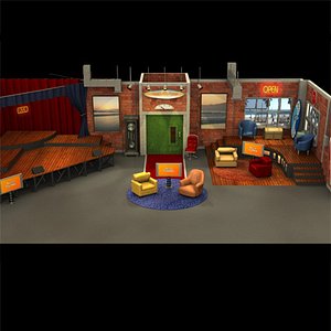 3D TV Set Model