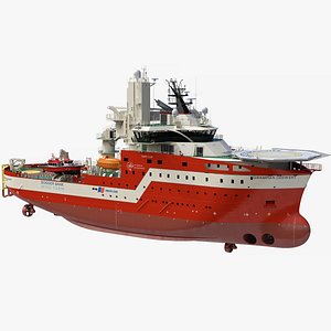 SOV Grampian Derwent Service Offshore Support Vessel model