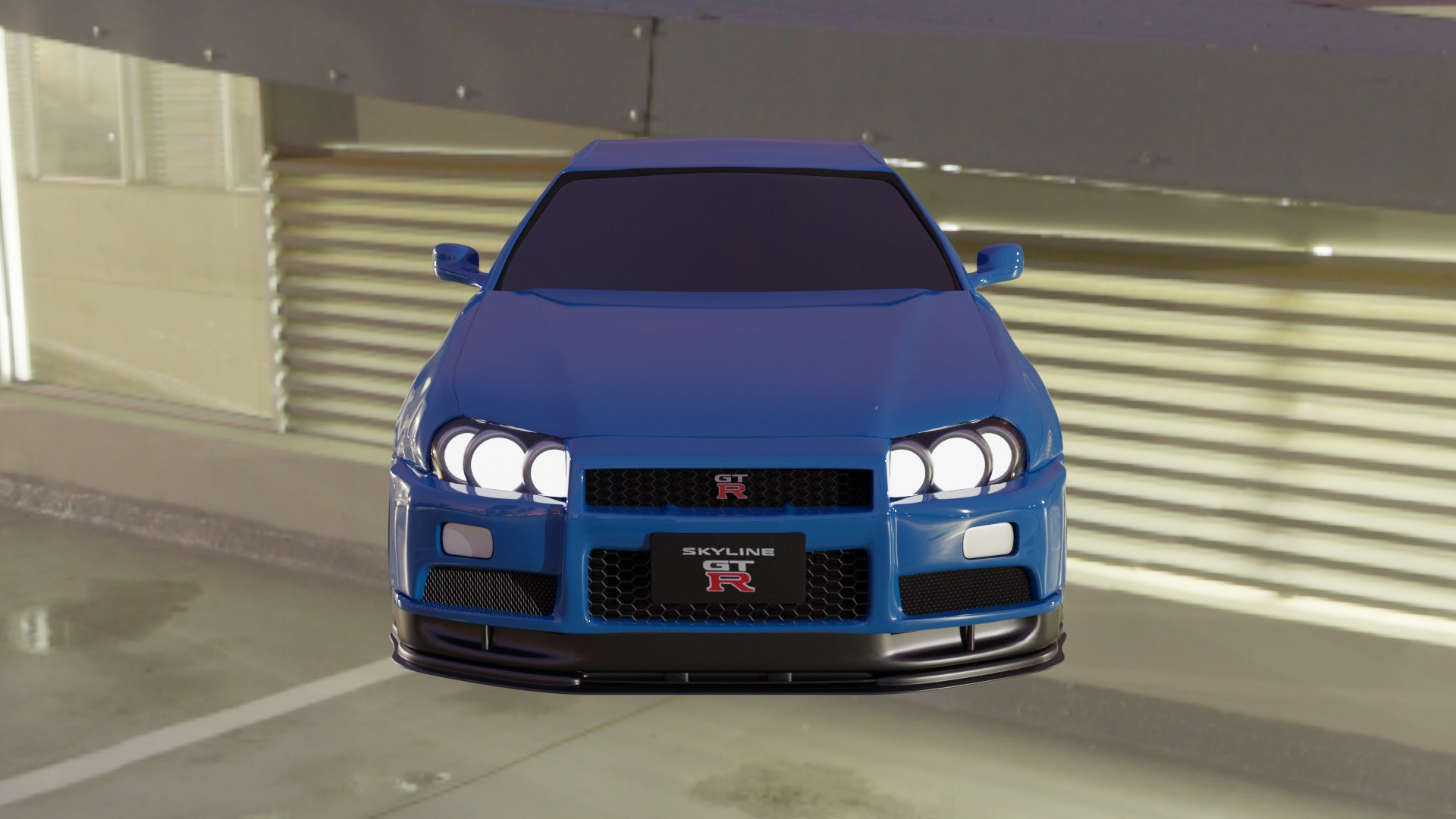 Nissan Skyline R34 GTR 3D - TurboSquid 1946948