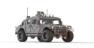 3D Custom Military Off Road Vehicle