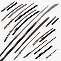 Japanese swords Pack