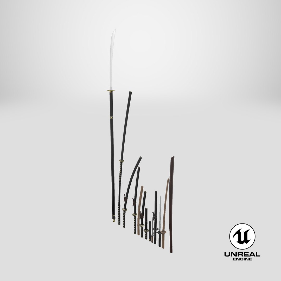 3D model Japanese swords Pack https://p.turbosquid.com/ts-thumb/QZ/HPKCvE/TV/stemcell_unreal_render/png/1719843274/1920x1080/fit_q87/073d6d2b280e1582b42998a5d068d553212dc412/stemcell_unreal_render.jpg