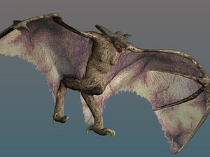 giant bat 3d model