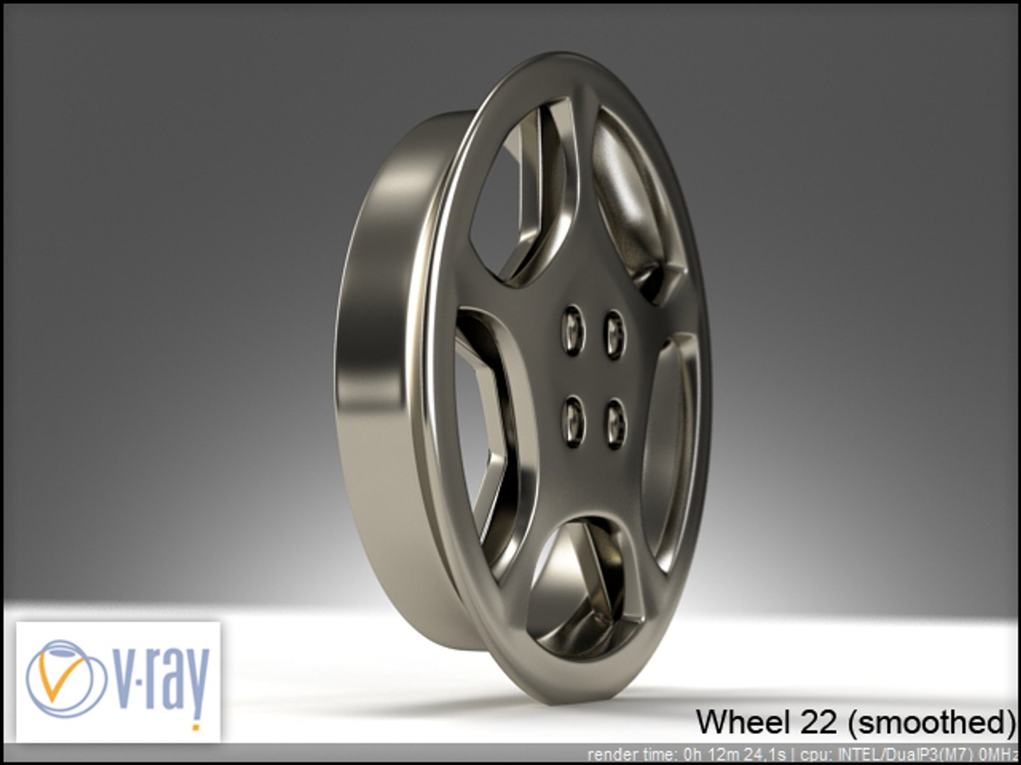 Wheel 22 3d Model