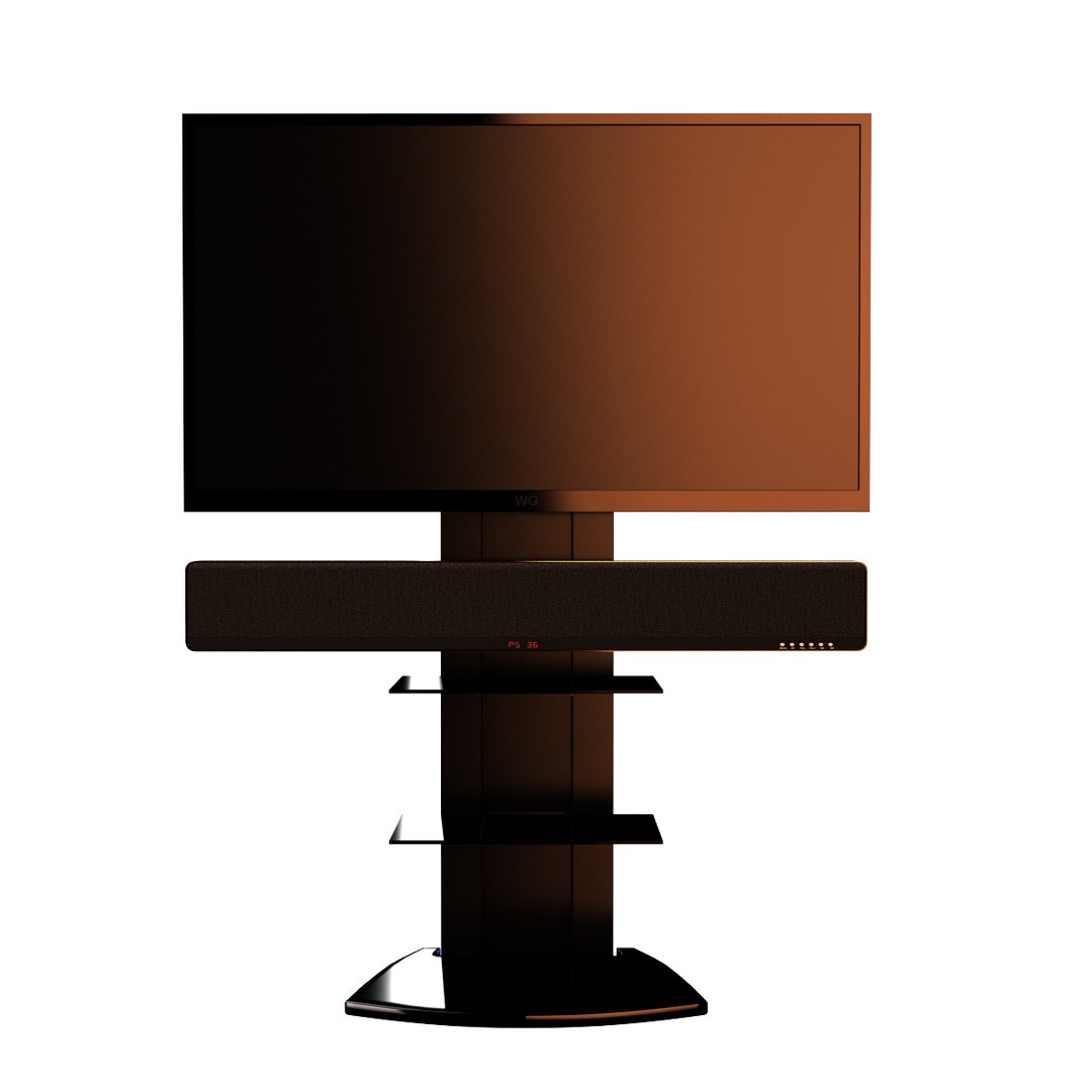 Tv Rack 3d 3ds