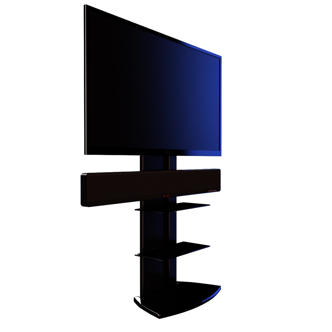 Tv Rack 3d 3ds
