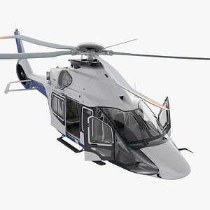Medium Utility Helicopter Rigged for Maya 3D
