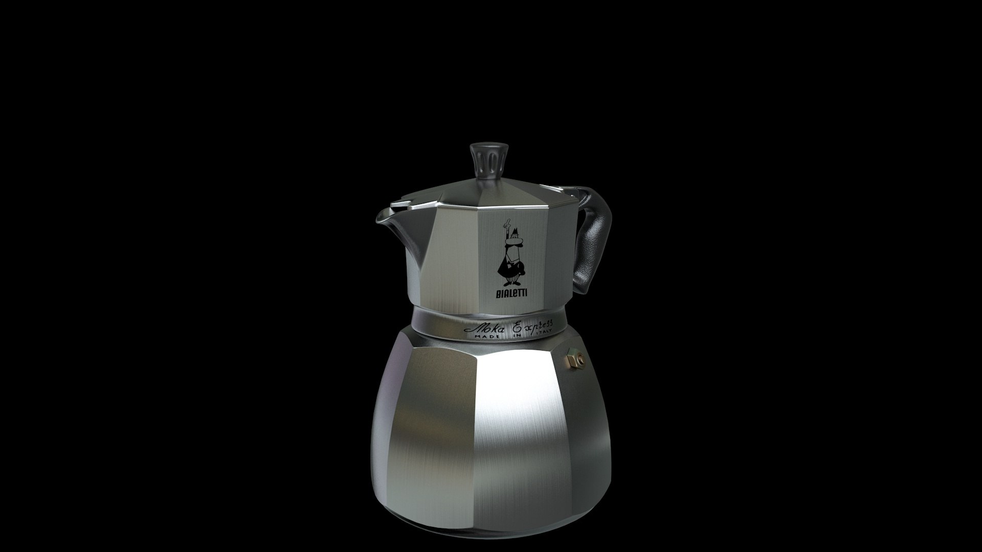 3D Bialetti Coffee Maker Model TurboSquid 2027455