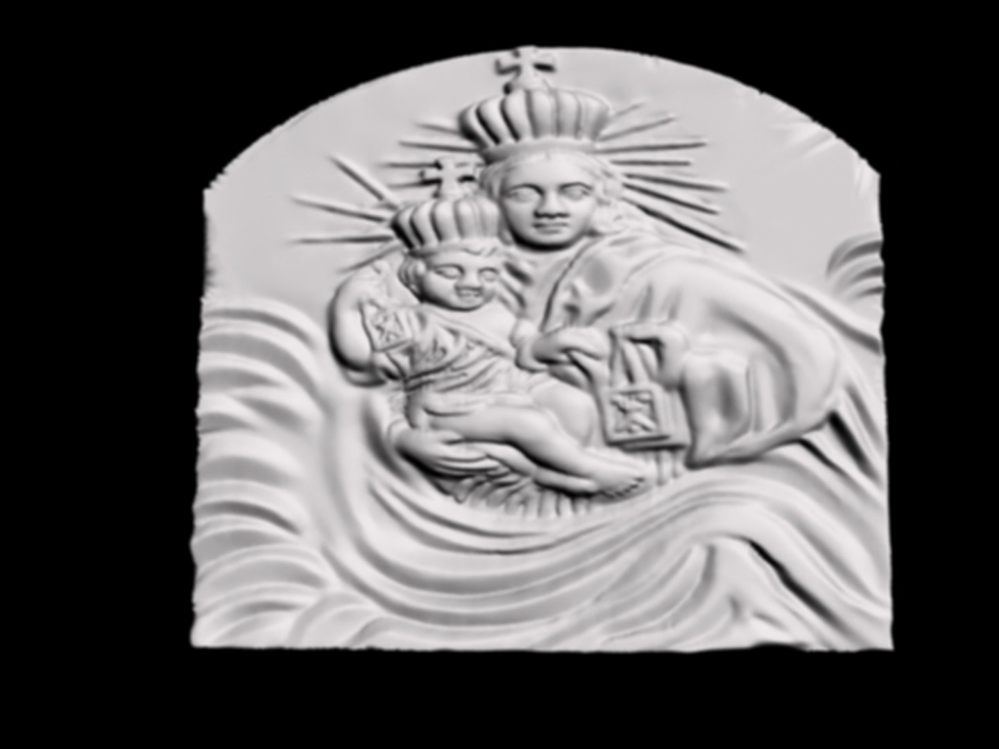 3d mother mary