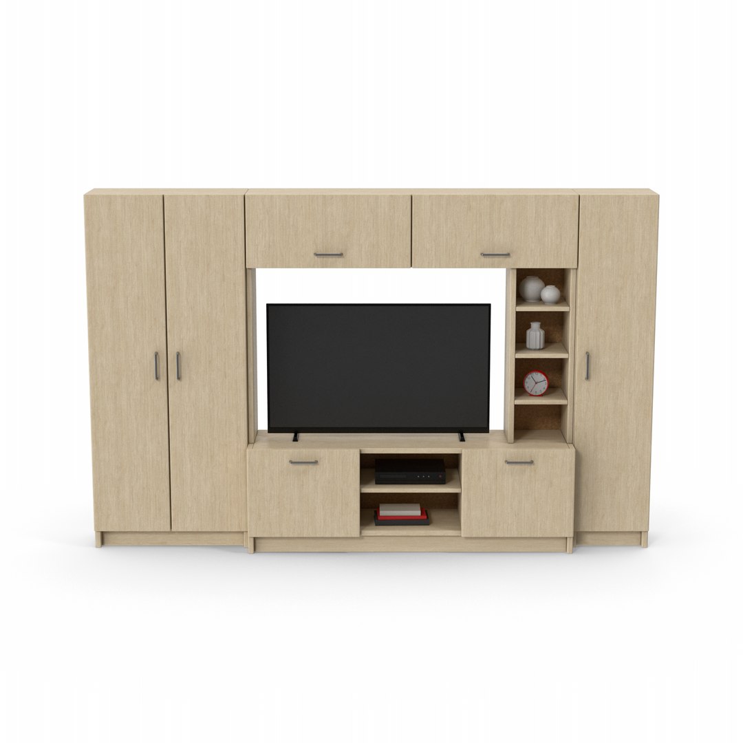 Wooden TV Unit Set 3D model https://p.turbosquid.com/ts-thumb/QZ/Xt1JCu/6Q/lightwoodentvunitset.h01.2k/png/1681495538/1920x1080/fit_q87/4da867bec772cb5d983e1e5c0b737263b80040da/lightwoodentvunitset.h01.2k.jpg