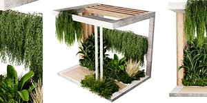 3D Collection plant vol 523 - blender model model